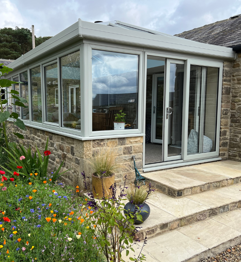 bi-fold doors opening onto garden