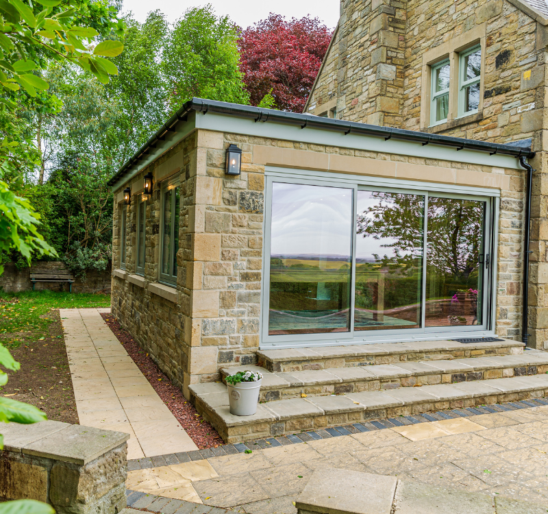 Orangery extension on home