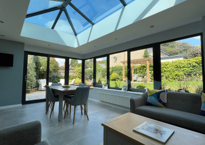 A Skylight orangery from the inside