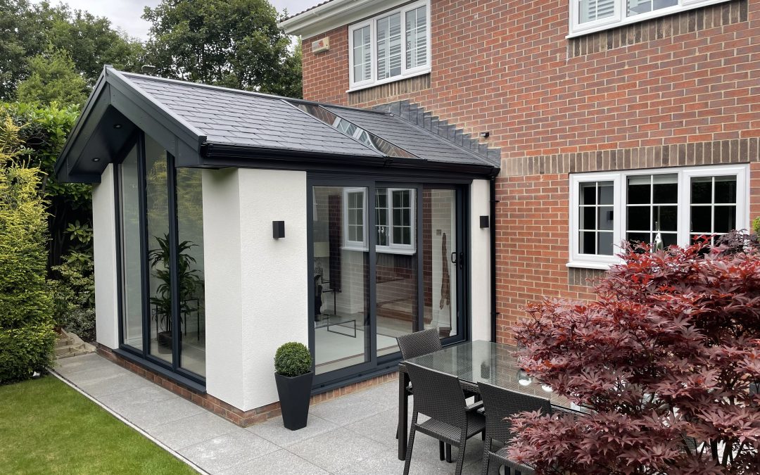 A specialised sunroom by Hawthorns Windows