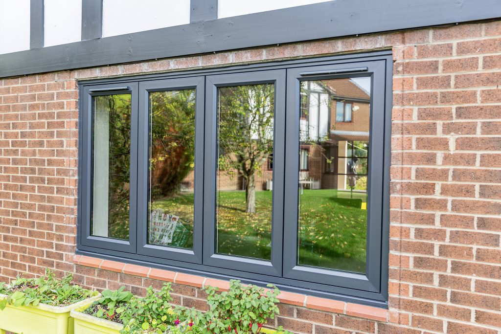 Flush sash window type showing traditional design on Newcastle period property
