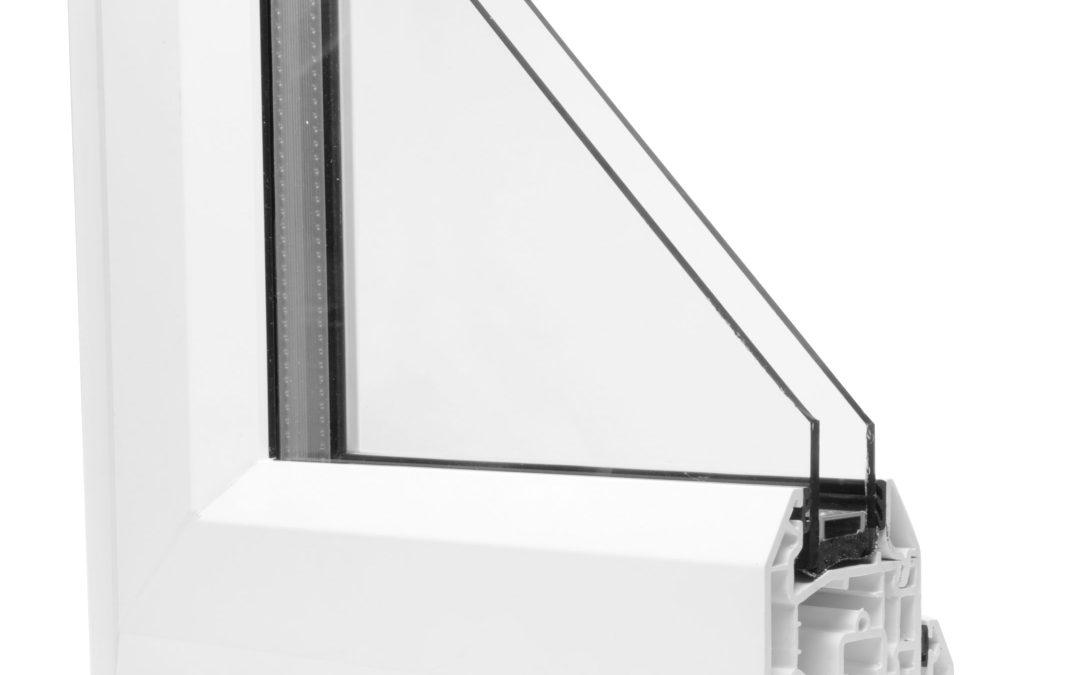 Condensation trapped between double glazing panes showing seal failure